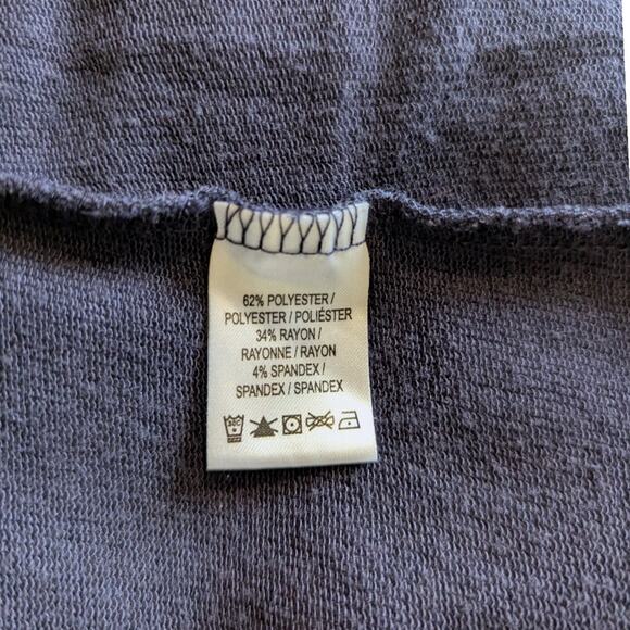 Fairway & Greene Kate Oldschool Navy Blue Snap Placket Sweatshirt XL - Picture 8 of 8